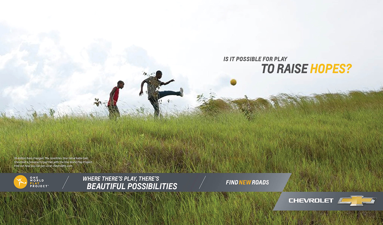 PHOTOGRAPHER  | HAITI | SPORTS | CHEVY | ONE WORLD PLAY PROJECT | Content Creator  | Poster